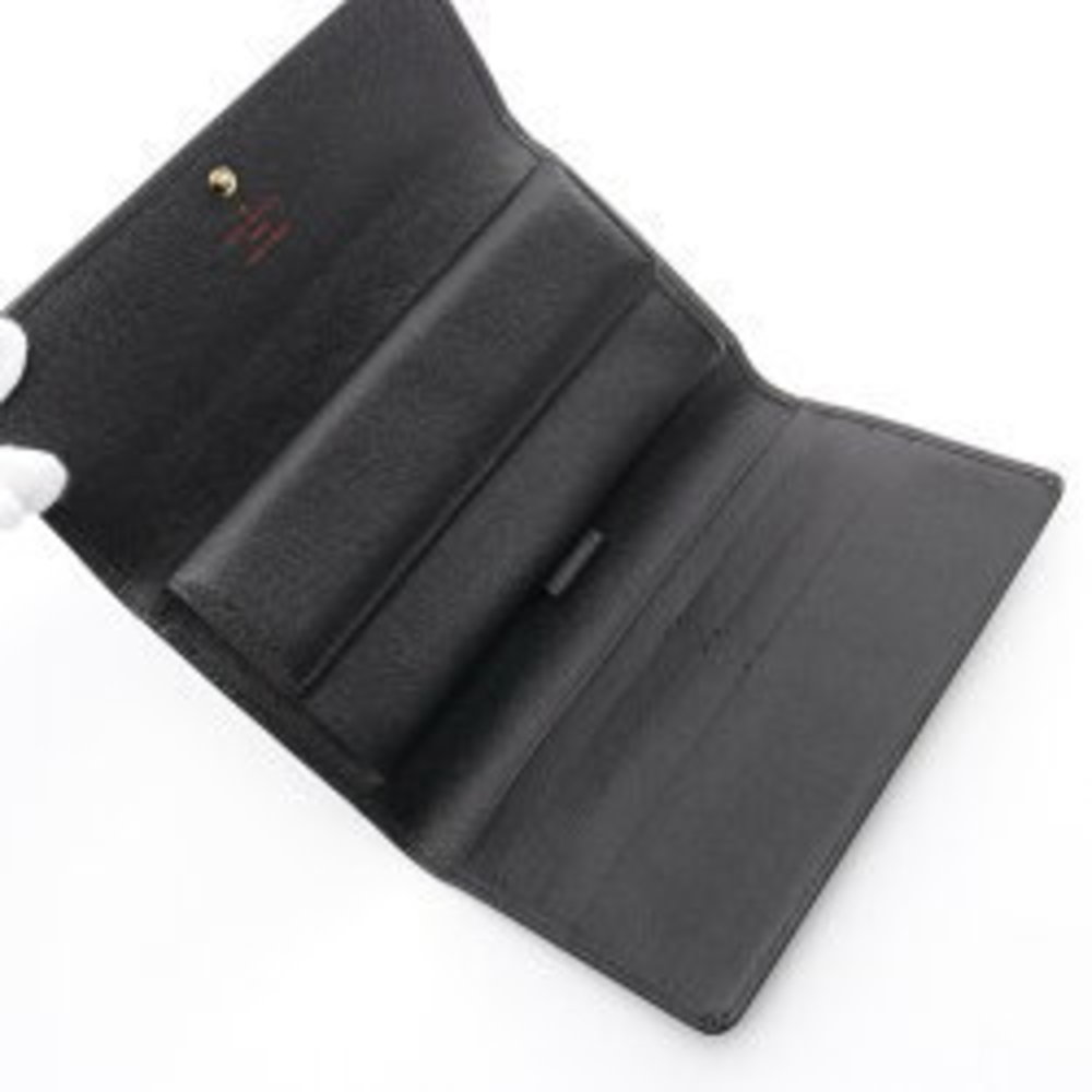 Louis Vuitton Porte Tresor Tri Long Wallet Epi Leather Black - Picture 3 of 8